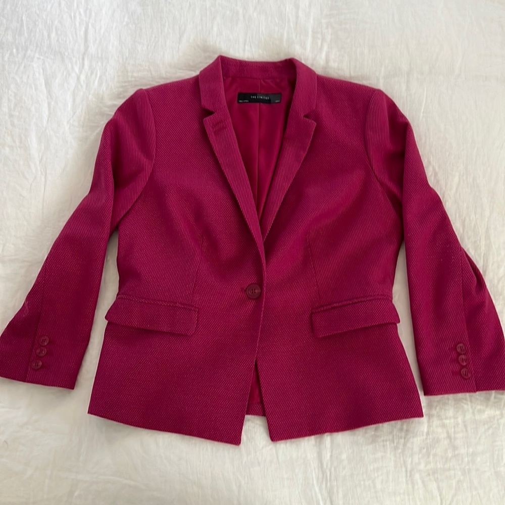 The Limited Magenta Blazer